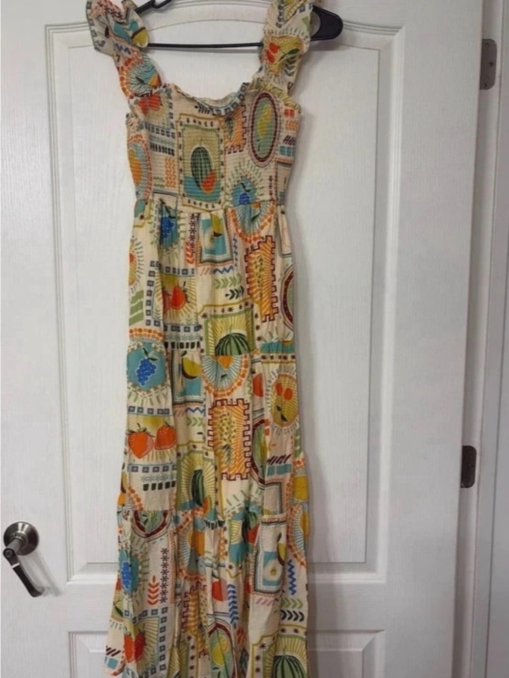 Multi-Color Printed Maxi Dress from Avara Women’s Small